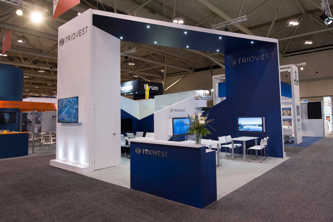 Triovest – Maverick Exhibits – Custom Trade Show Exhibit Design