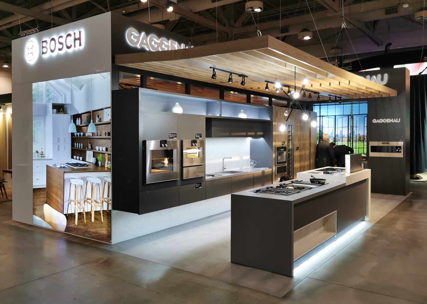 Bosch, Gaggenau, Thermador Maverick Exhibits Custom Trade Show